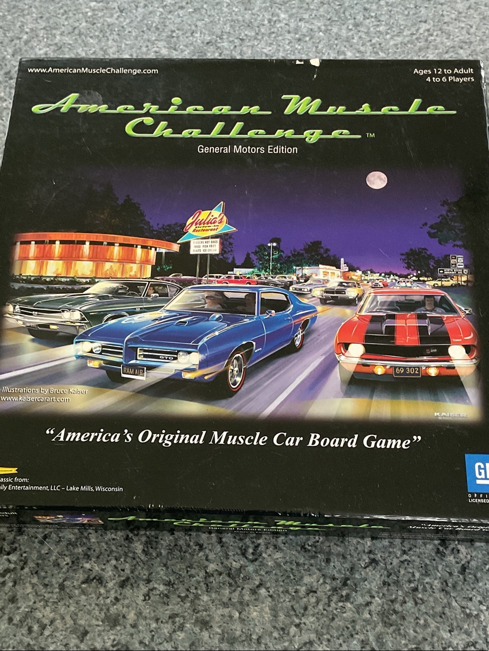 🏁 American Muscle board game featuring 1960/70’s cars.